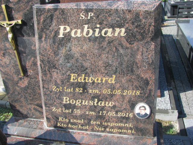 Edward Pabian 1936 Morawica - Grobonet - Wyszukiwarka osób pochowanych